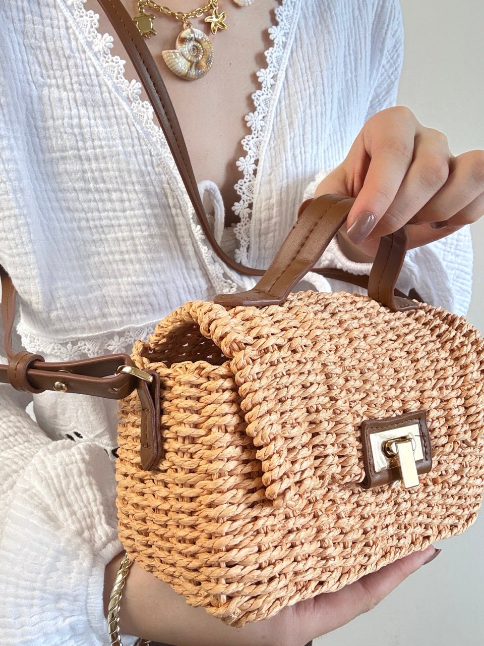 Umhängetasche Ibiza Cream - FROLLEIN KÄTHE Shop