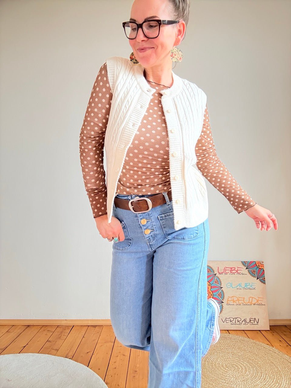 Weste Elsa May Weiß - FROLLEIN KÄTHE Shop