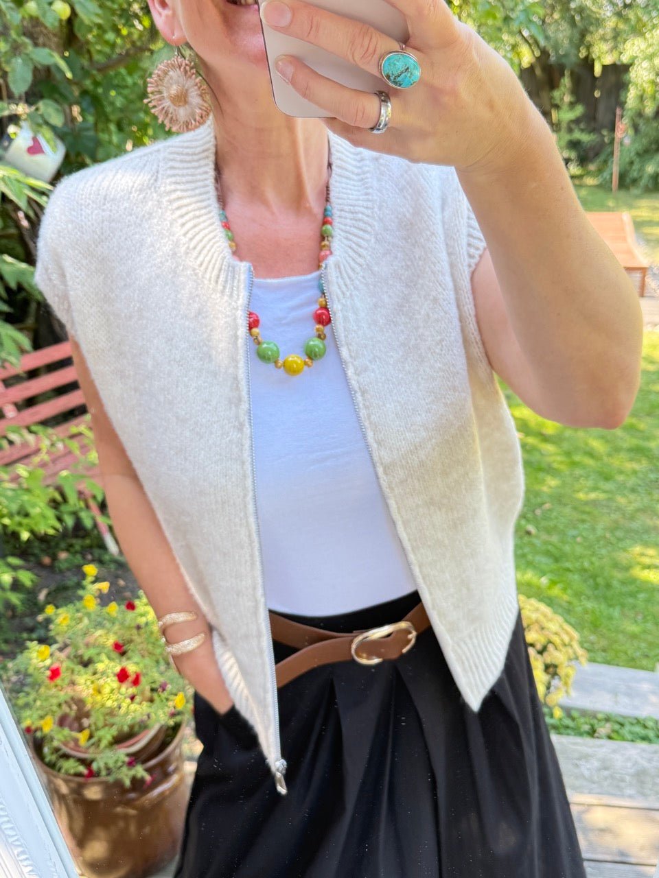 Weste Fine Cream - FROLLEIN KÄTHE Shop