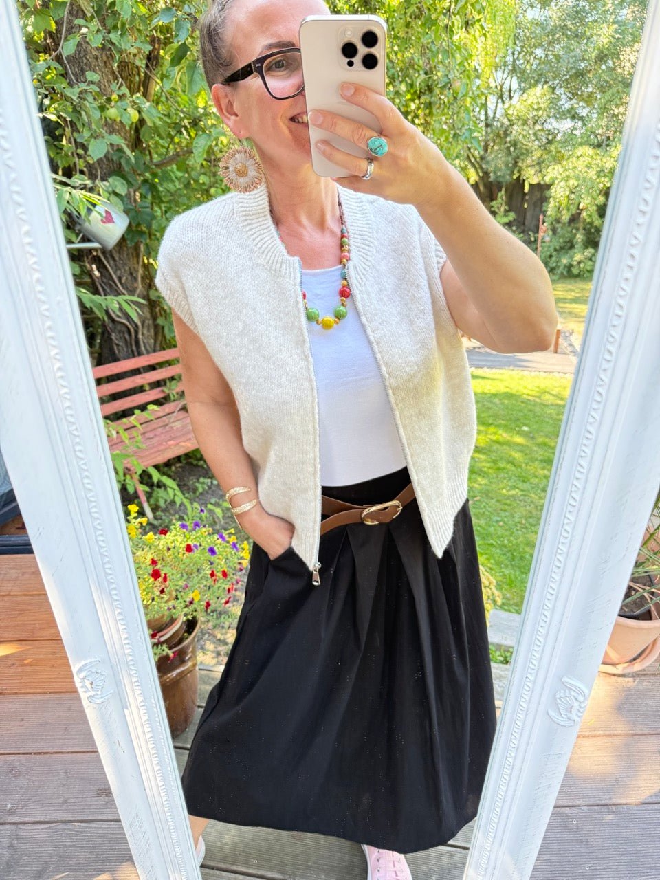 Weste Fine Cream - FROLLEIN KÄTHE Shop