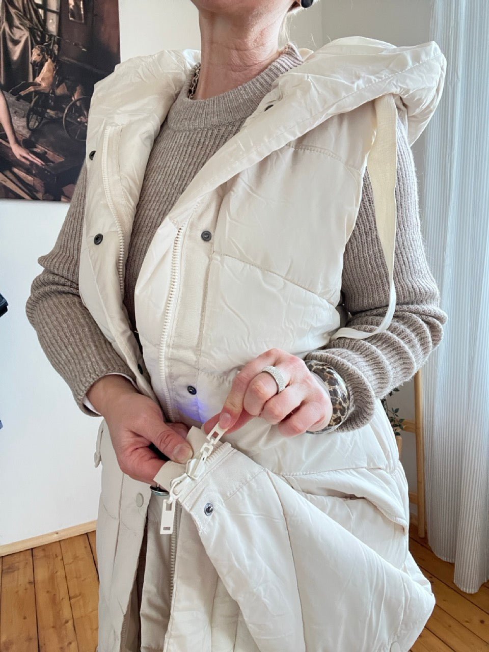 Weste Gina Cream - FROLLEIN KÄTHE Shop