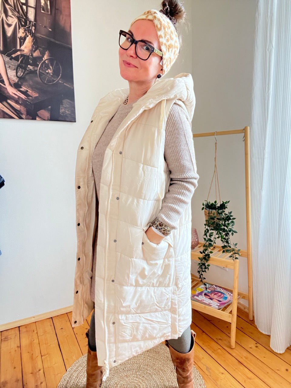Weste Gina Cream - FROLLEIN KÄTHE Shop
