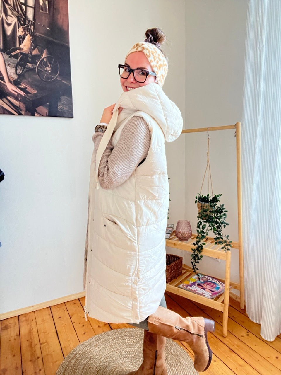 Weste Gina Cream - FROLLEIN KÄTHE Shop