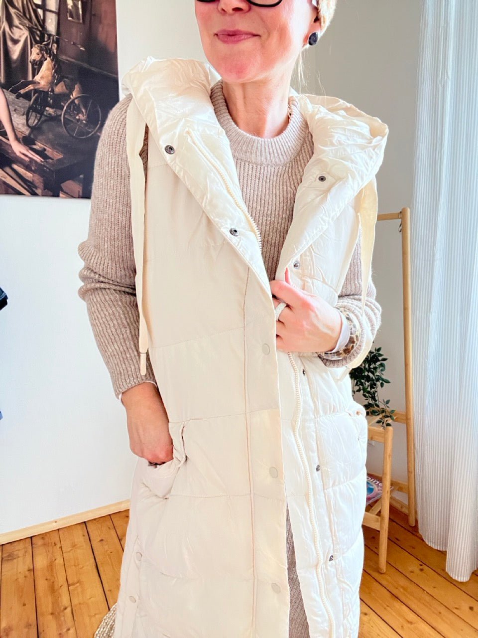Weste Gina Cream - FROLLEIN KÄTHE Shop