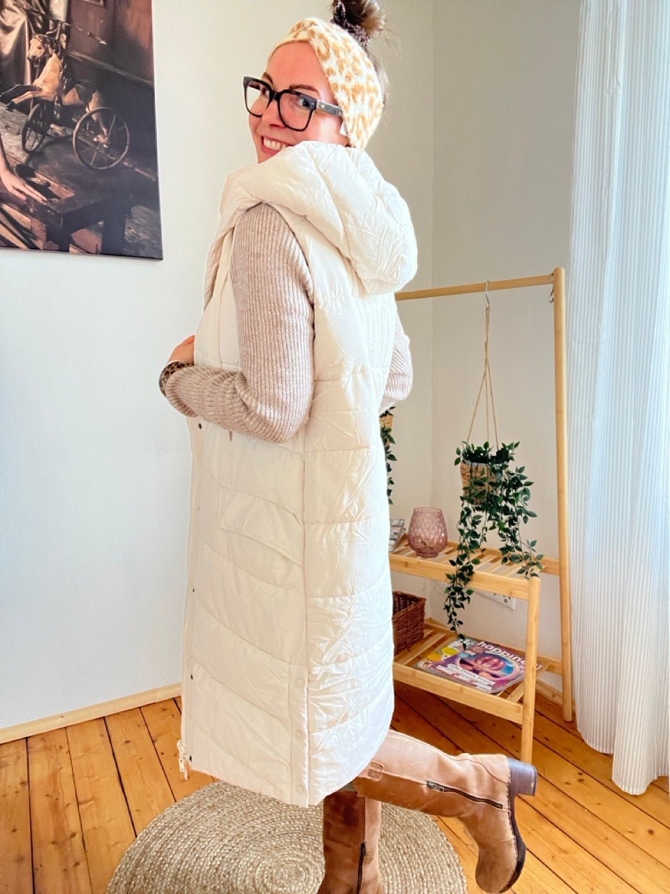 Weste Gina Cream - FROLLEIN KÄTHE Shop