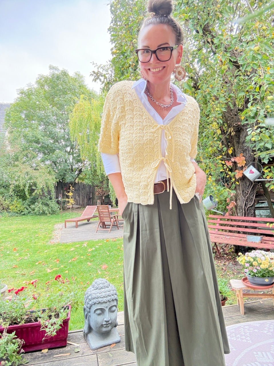 Weste Glory Gelb - FROLLEIN KÄTHE Shop