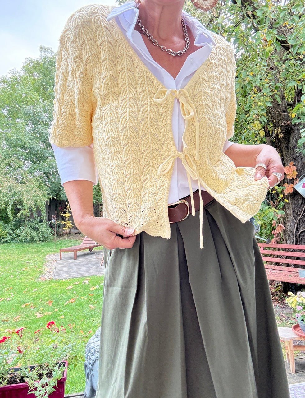 Weste Glory Gelb - FROLLEIN KÄTHE Shop