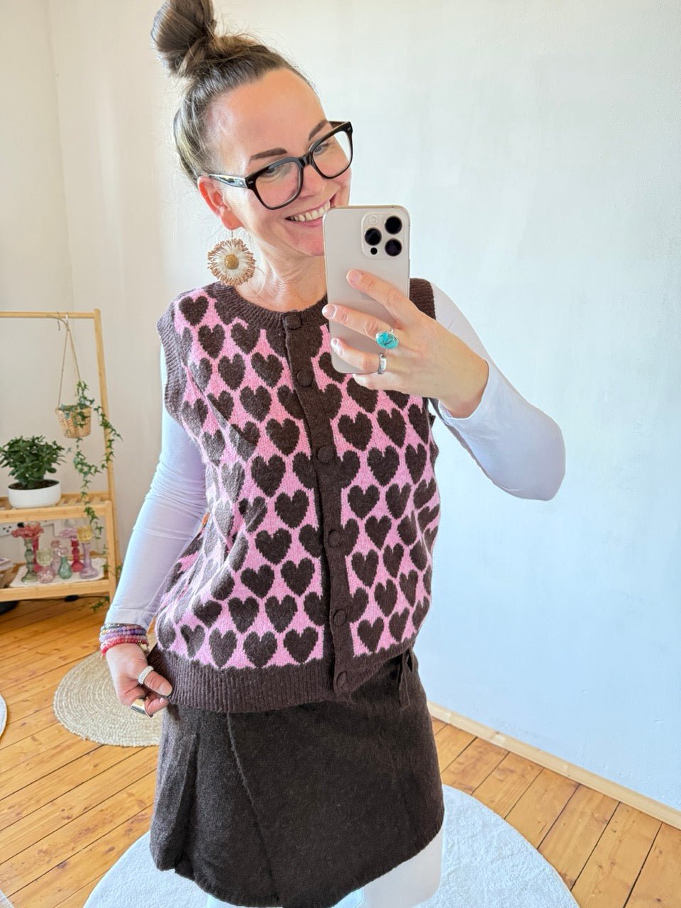 Weste Herzilein Chocolate - FROLLEIN KÄTHE Shop