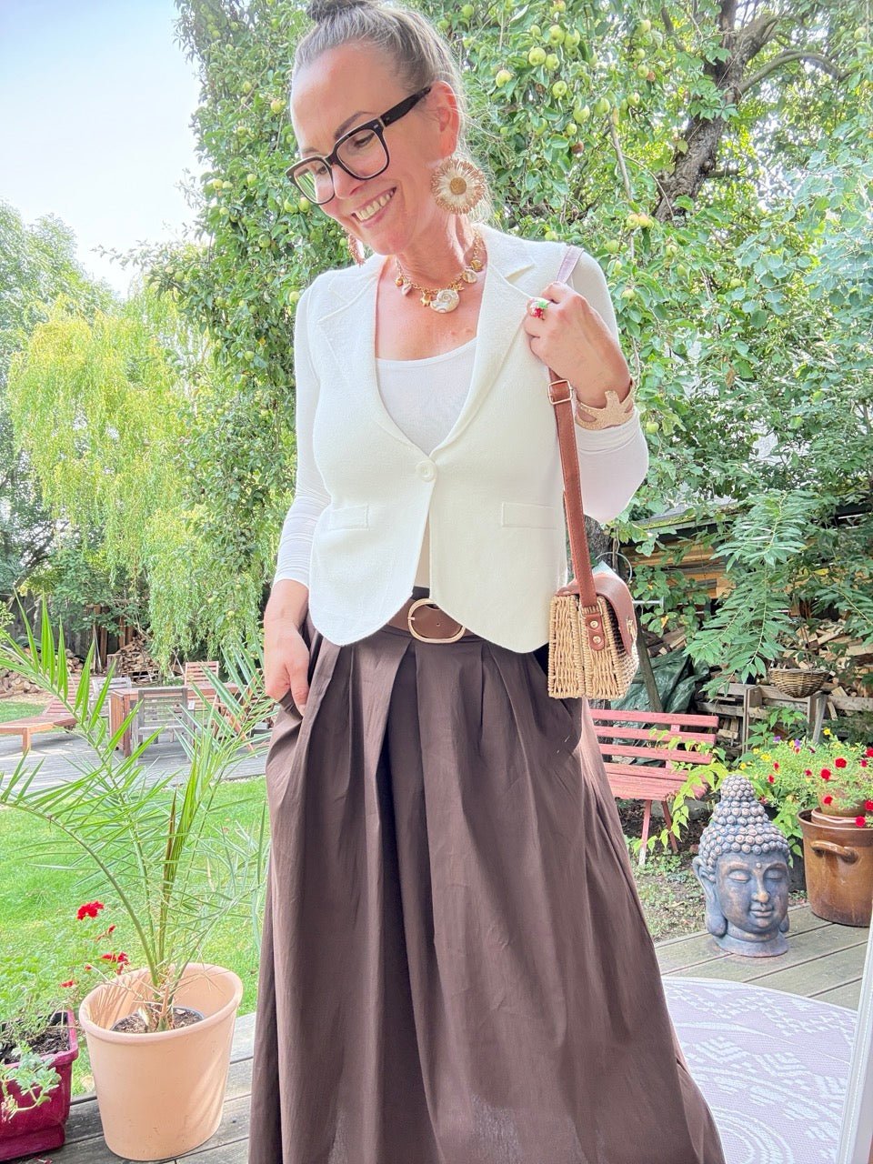 Weste Lori Wollweiß - FROLLEIN KÄTHE Shop