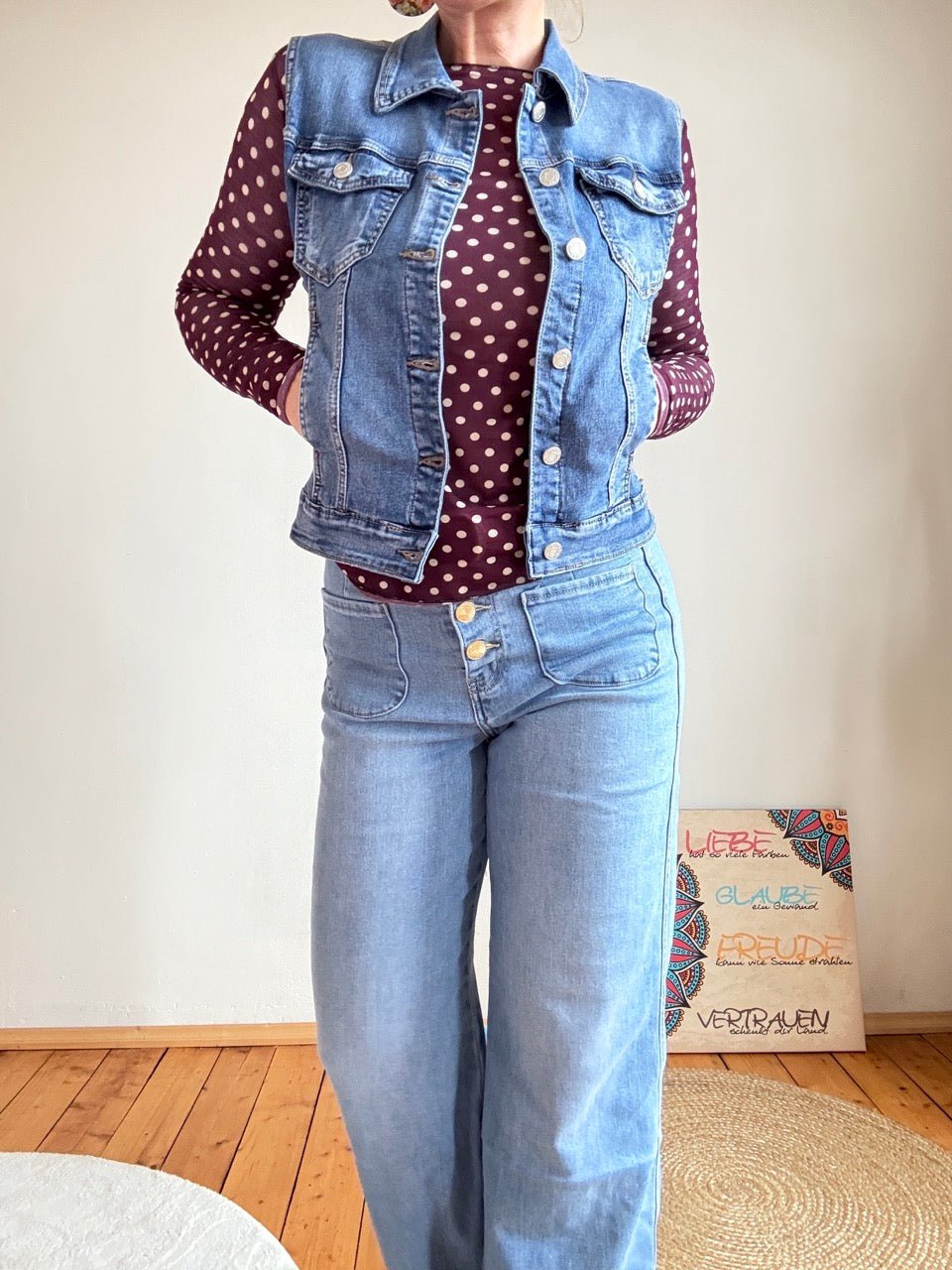 Weste Lucy Denim - FROLLEIN KÄTHE Shop
