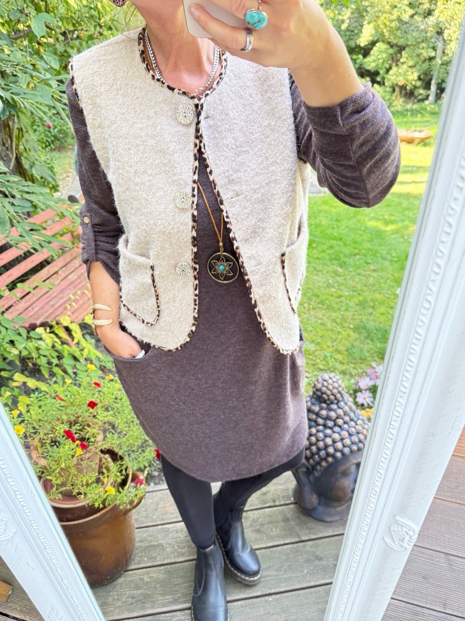Weste Mara Cream - FROLLEIN KÄTHE Shop