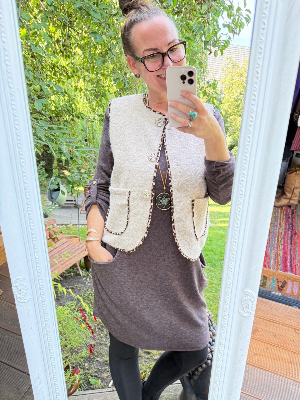 Weste Mara Cream - FROLLEIN KÄTHE Shop