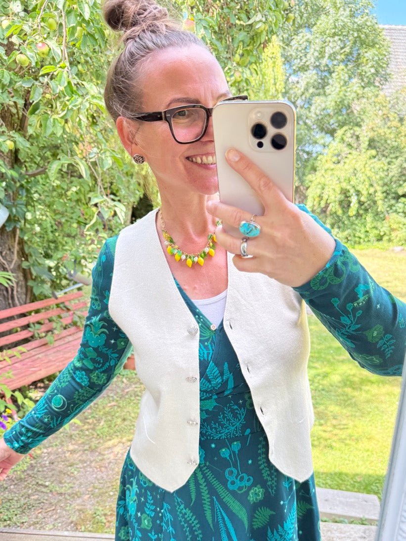 Weste Strick Glückshülle viele Farben - FROLLEIN KÄTHE Shop