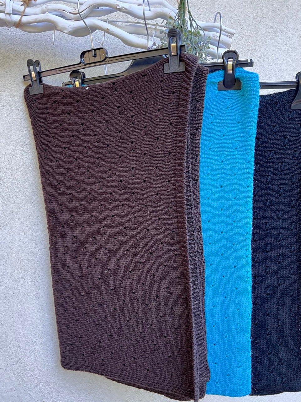 Woll Poncho Herzl verschiedene Farben - FROLLEIN KÄTHE Shop
