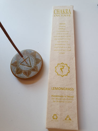 Chakra Incense Räucherstäbchen Lemongrass - Solar Plexus