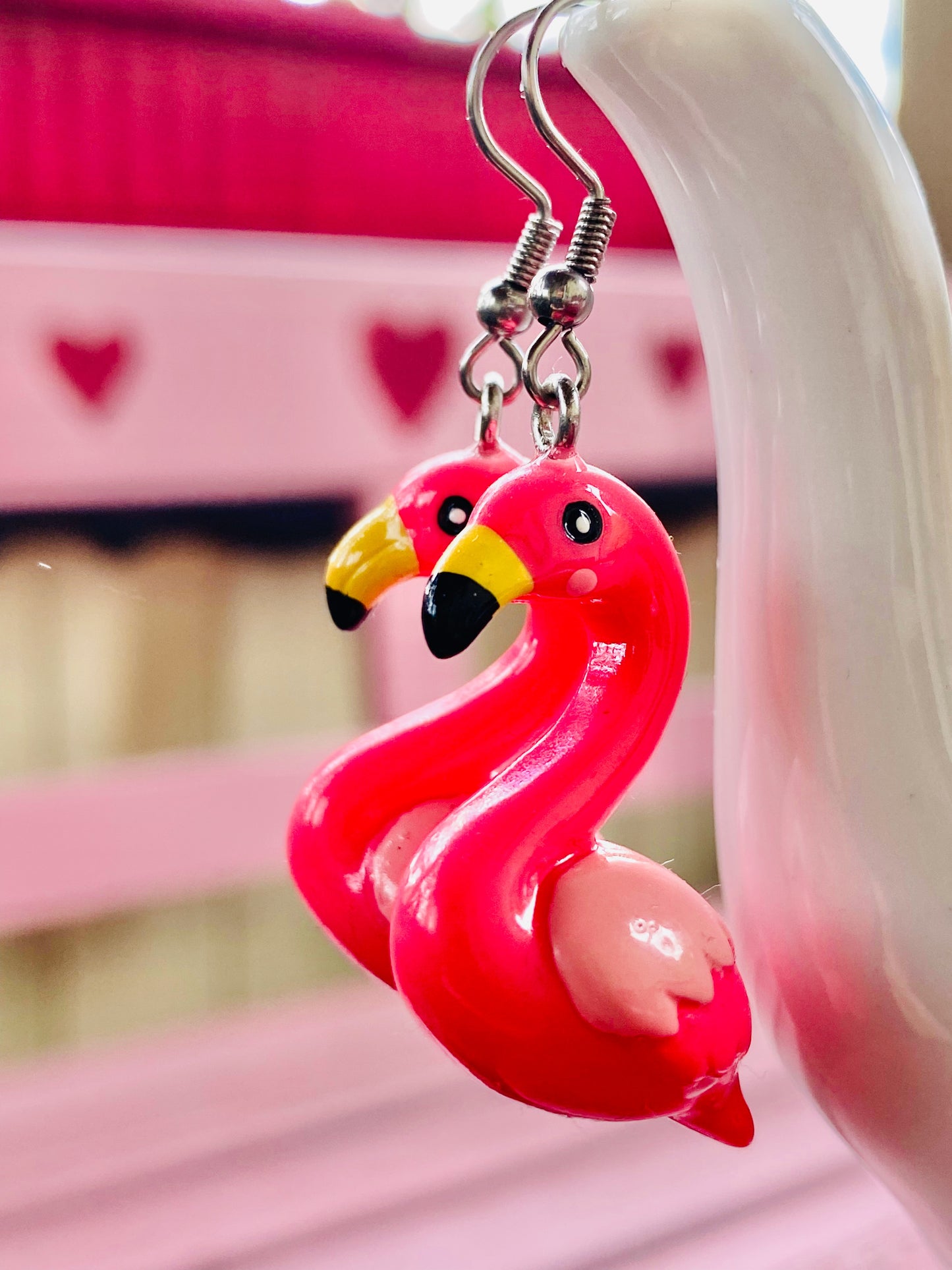 Ohrhänger Flamingo Party Pink