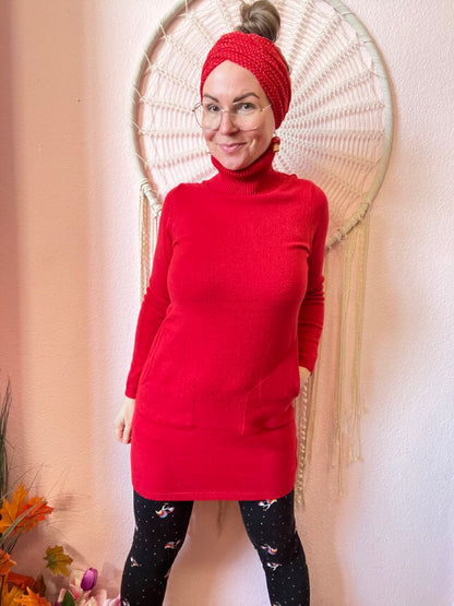 Kleid Herrlich weich Rot