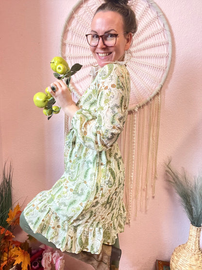 Kleid Zauberstern Mint Grün