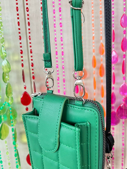 Tasche Handy Börsen bag Grün