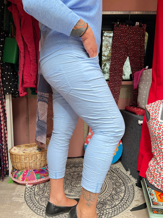 Jogpants Nice Style Hellblau