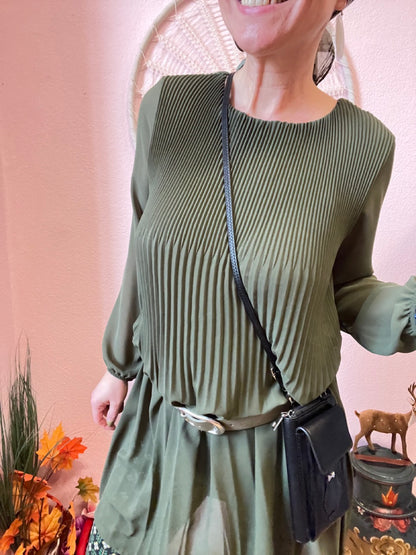 Kleid Swing Swing Olive Grün