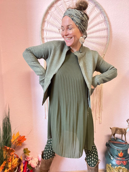 Kleid Swing Swing Olive Grün