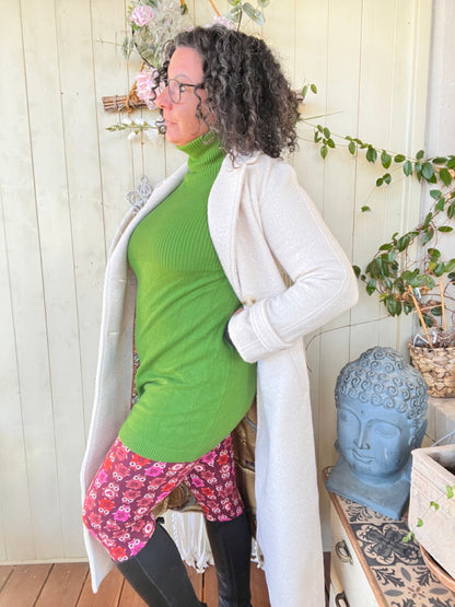 Mini Strickkleid Maida Kiwi Grün