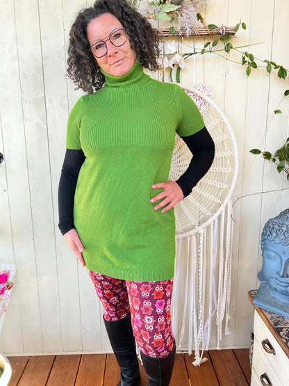 Mini Strickkleid Maida Kiwi Grün