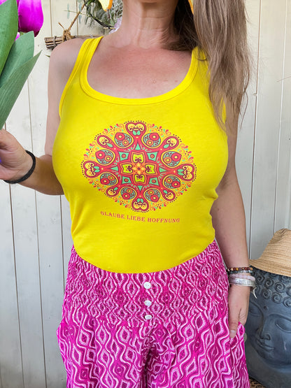 Edelmädel Glaube Liebe Hoffnung viele Farben - Ladies Organic Tank-Top
