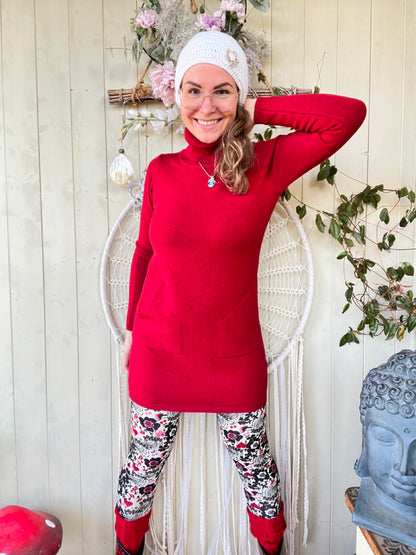 Kleid Herrlich weich Rot