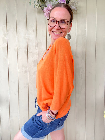 Leicht Verstrickt Orange