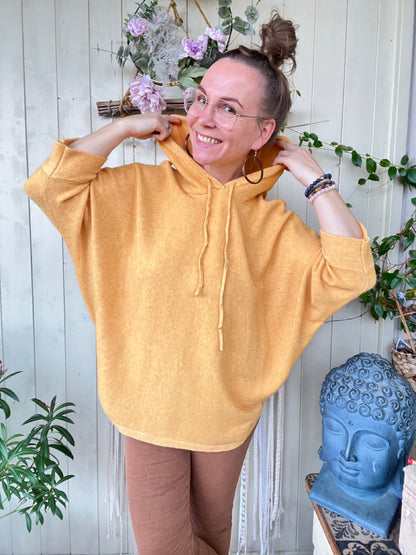 Pulli Heimatglück Senfgelb