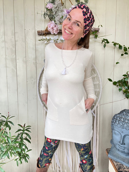 Kleid Herrlich verträumt Wollweiß
