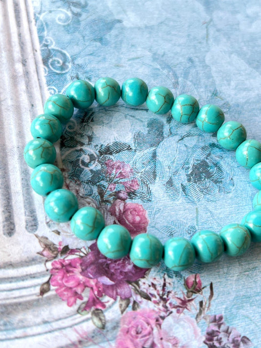 Armband Lebensfreude, Vitalität und gute Laune Türkis - FROLLEIN KÄTHE Shop