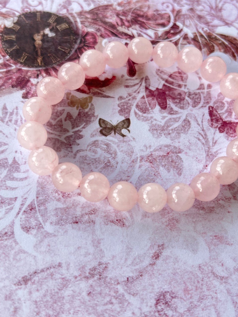 Armband Liebe und Geborgenheit Rosenquarz - FROLLEIN KÄTHE Shop