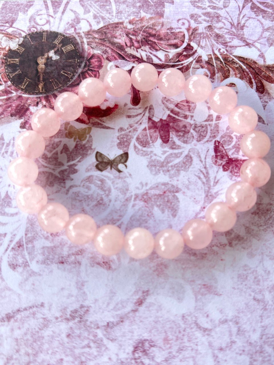 Armband Liebe und Geborgenheit Rosenquarz - FROLLEIN KÄTHE Shop