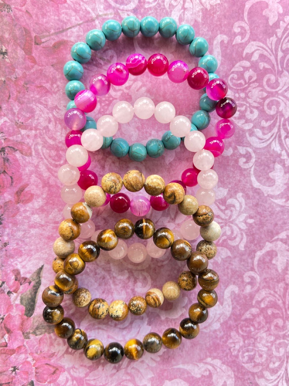 Armband Liebe und Geborgenheit Rosenquarz - FROLLEIN KÄTHE Shop