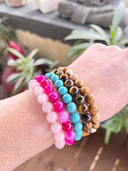 Armband Liebe und Geborgenheit Rosenquarz - FROLLEIN KÄTHE Shop