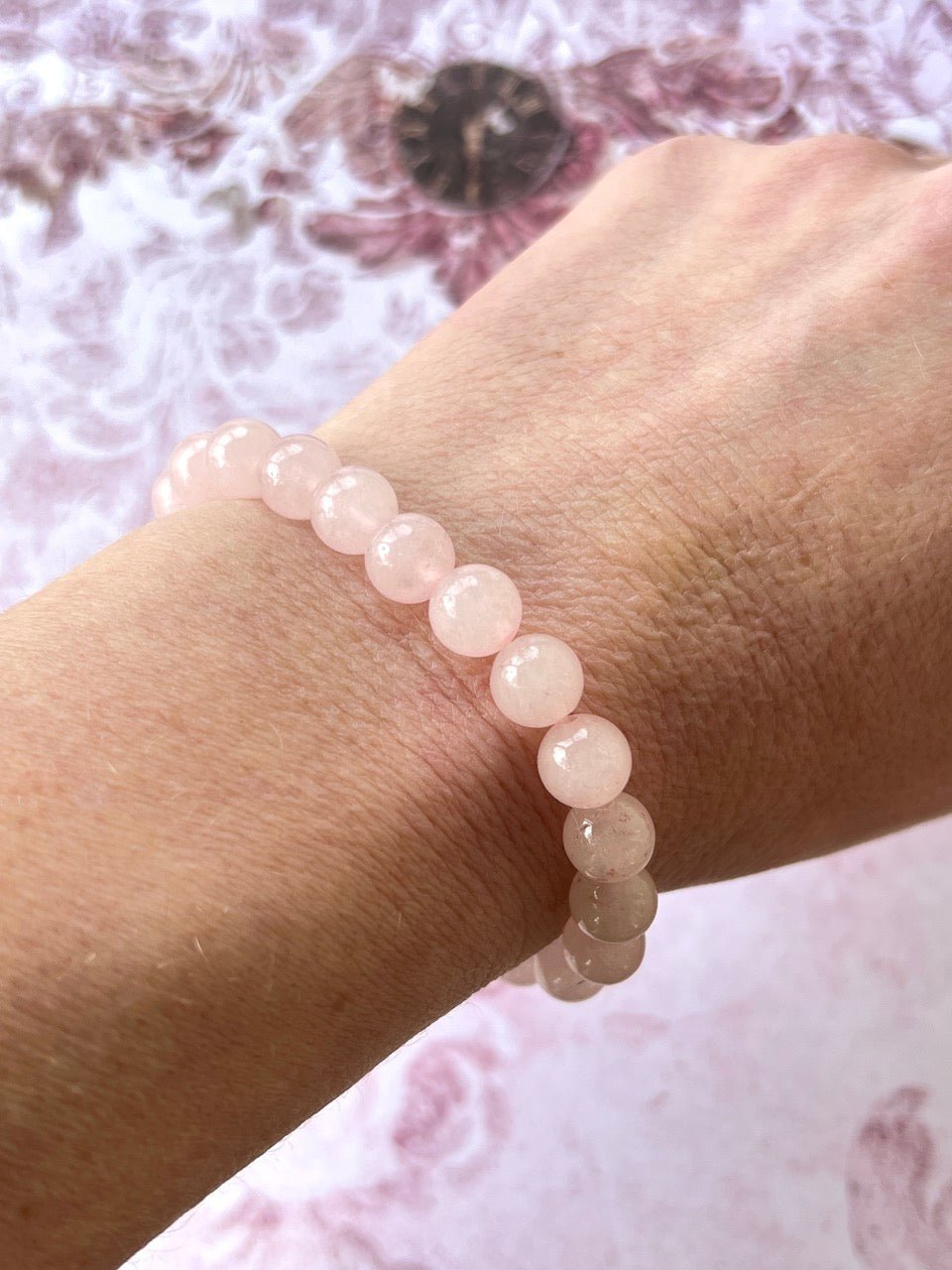 Armband Liebe und Geborgenheit Rosenquarz - FROLLEIN KÄTHE Shop