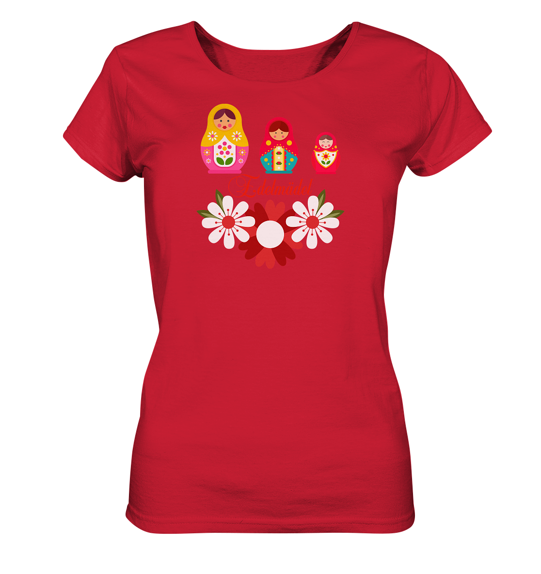 Shirt Edelmädel Family - Ladies Organic Shirt - viele Farben