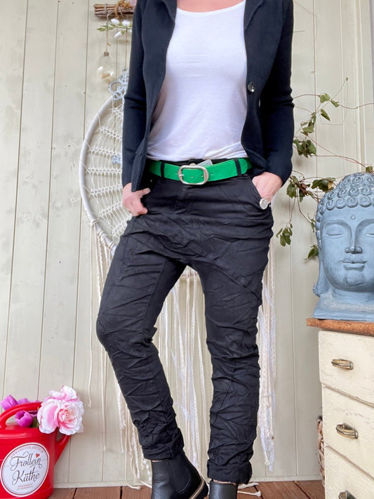 Hose Baggystyle Schwarz - FROLLEIN KÄTHE Shop
