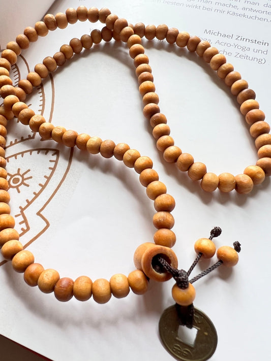 Kette Mala Balance Natur Braun - FROLLEIN KÄTHE Shop