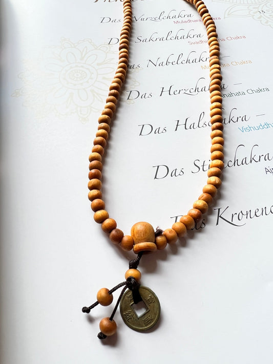 Kette Mala Balance Natur Braun - FROLLEIN KÄTHE Shop