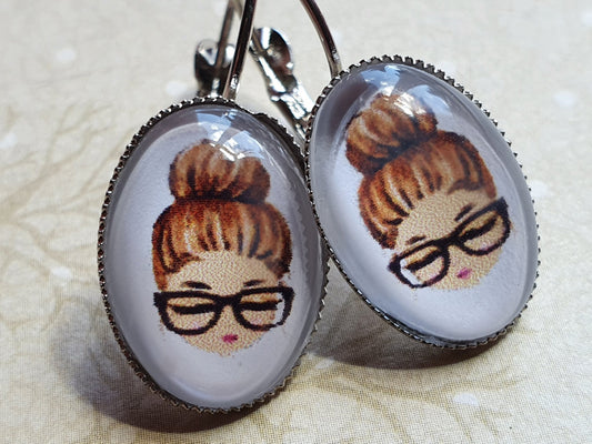 Kiki Frollein Käthe Ohrhänger oval - FROLLEIN KÄTHE Shop