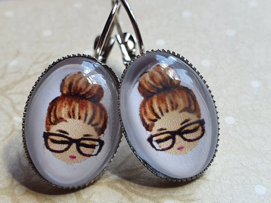 Kiki Frollein Käthe Ohrhänger oval - FROLLEIN KÄTHE Shop