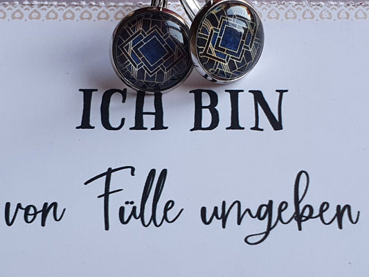 Kiki ♥ Ohrhänger Selbstliebe Blau - FROLLEIN KÄTHE Shop