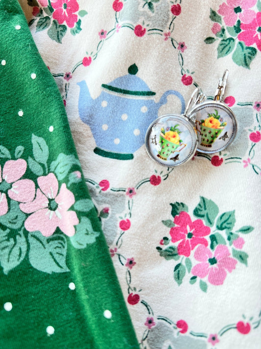 Kiki Ohrhänger Tea Time Bunt - FROLLEIN KÄTHE Shop