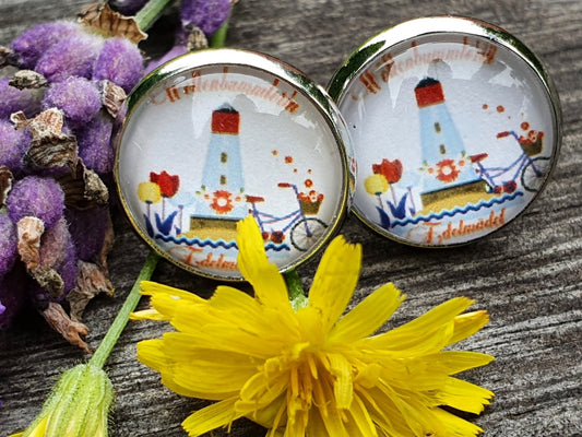 Kiki Ohrstecker Weltenbummlerin - FROLLEIN KÄTHE Shop