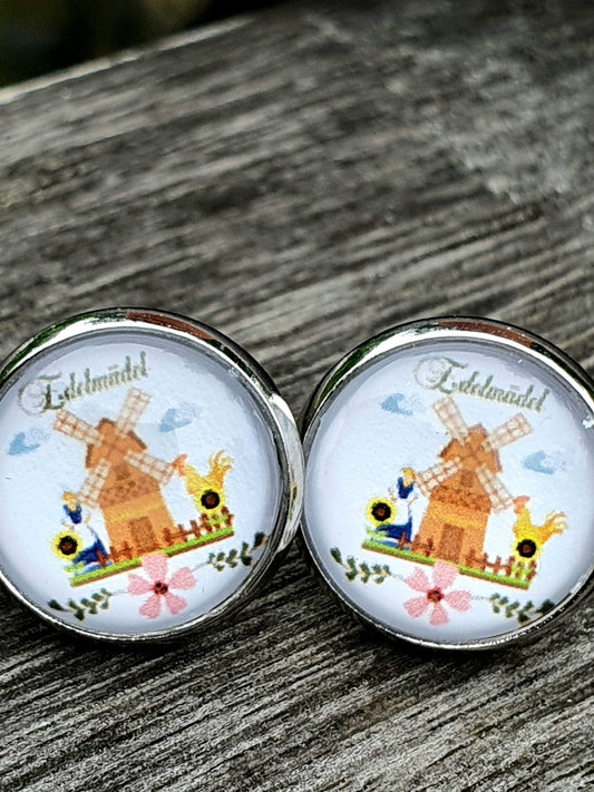 Kiki Ohrstecker Windmühlen Lieblingsplatz - FROLLEIN KÄTHE Shop