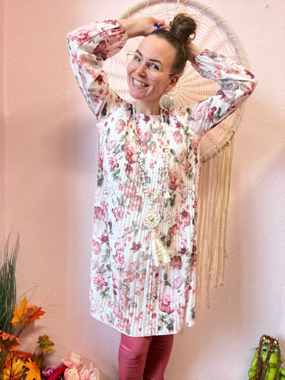 Kleid Swing Swing Rosentraum Weiß - FROLLEIN KÄTHE Shop